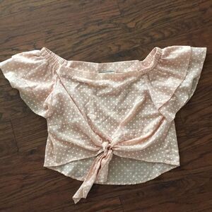 NWT Flying Tomato crop flutter top. Large